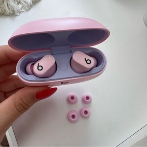 Pink Wireless Earbuds